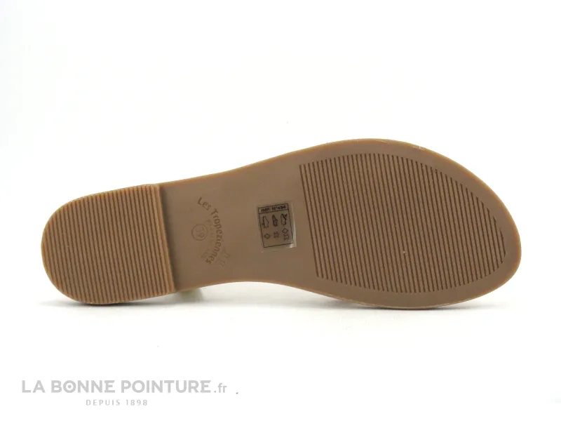 Achat chaussures Les Tropéziennes M.Belarbi Femme Sandale et Nu-pieds, vente Les Tropeziennes CIMONA C063710 - Kaki Multi - Sand