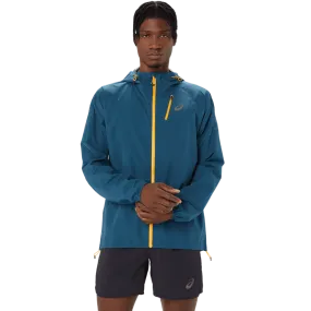 ASICS FUJITRAIL WATERPROOF JACKET Homme MAGNETIC BLUE