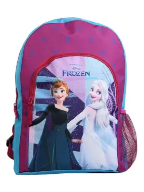 BAGTROTTER Sac à dos 37 cm Disney La Reine Des Neiges / Frozen Elsa et Anna Violet et Bleu - Multicolore