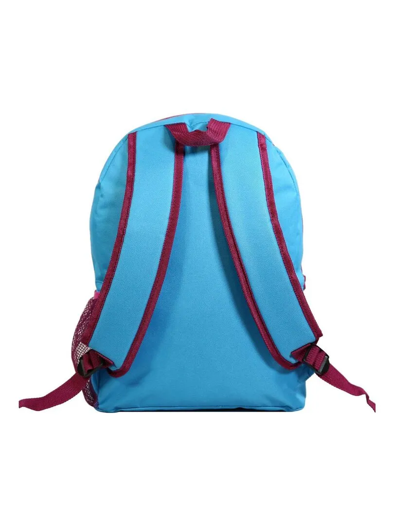 BAGTROTTER Sac à dos 37 cm Disney La Reine Des Neiges / Frozen Elsa et Anna Violet et Bleu - Multicolore