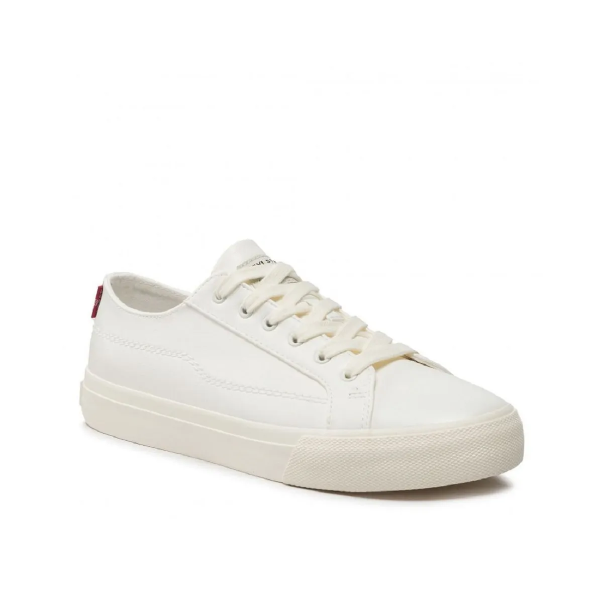 Baskets mode Levi s decon dentelle blanc