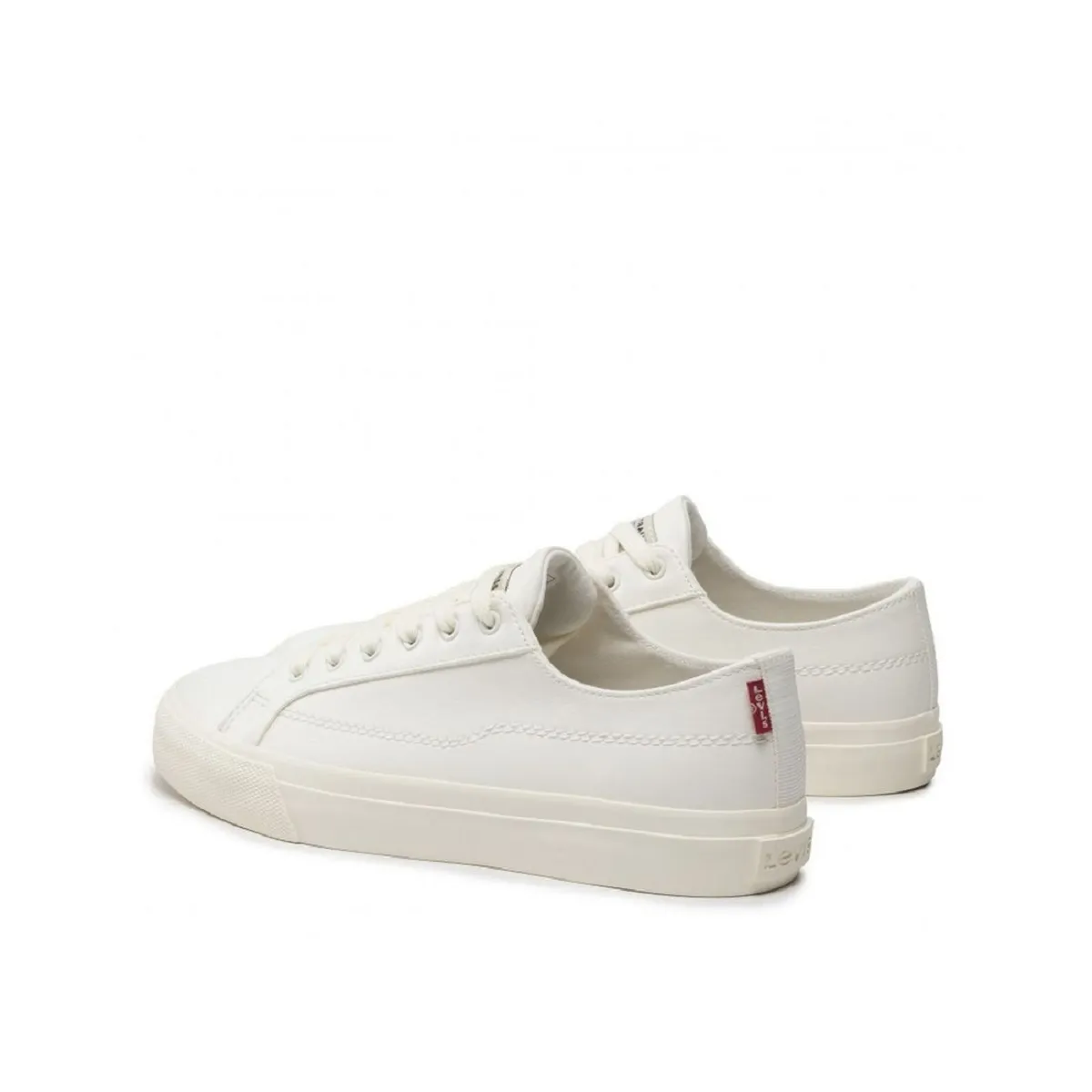 Baskets mode Levi s decon dentelle blanc