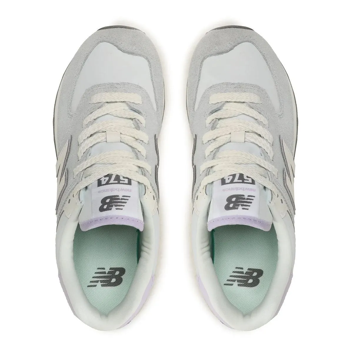 Baskets mode New balance wl574 gris