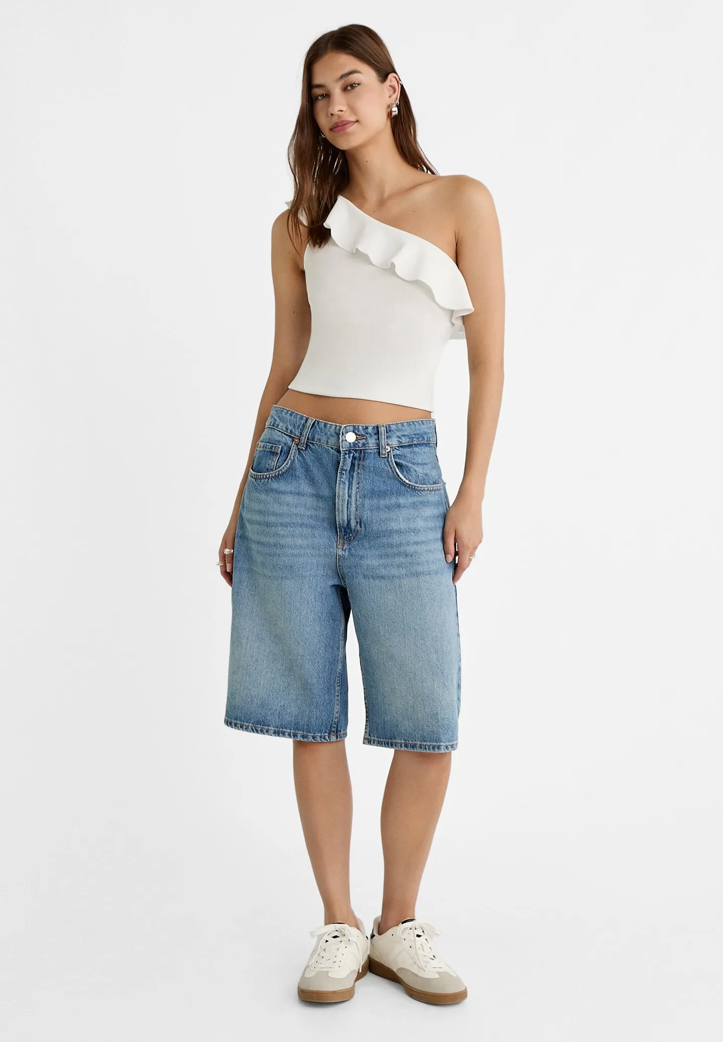 BERMUDA - Short en jean