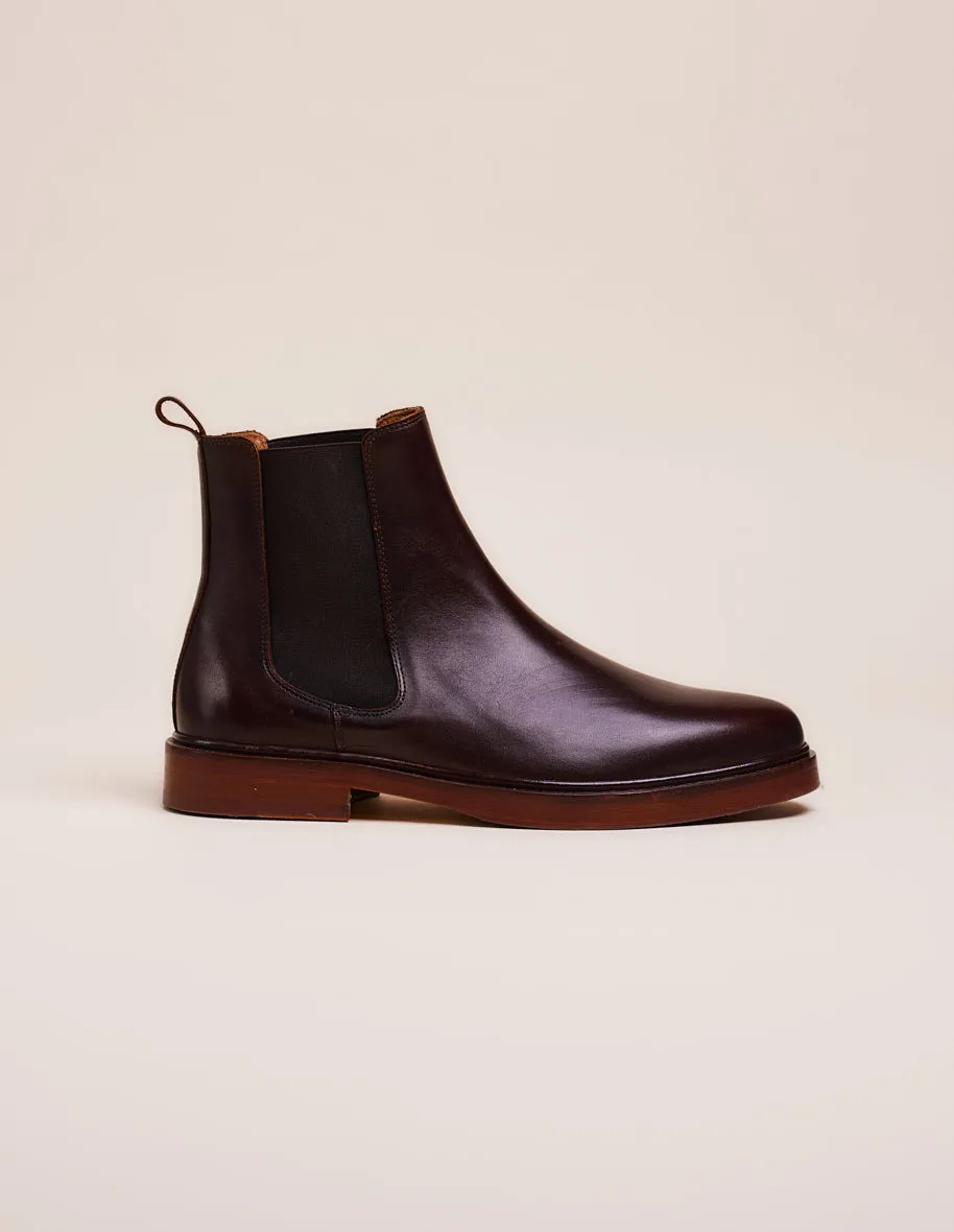 Bottines Nicolas - Cuir marron