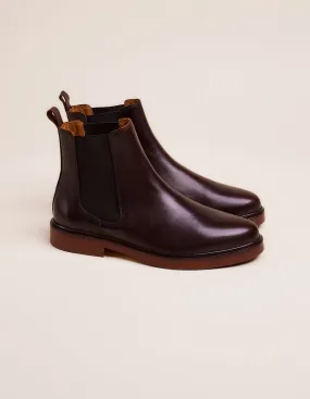 Bottines Nicolas - Cuir marron