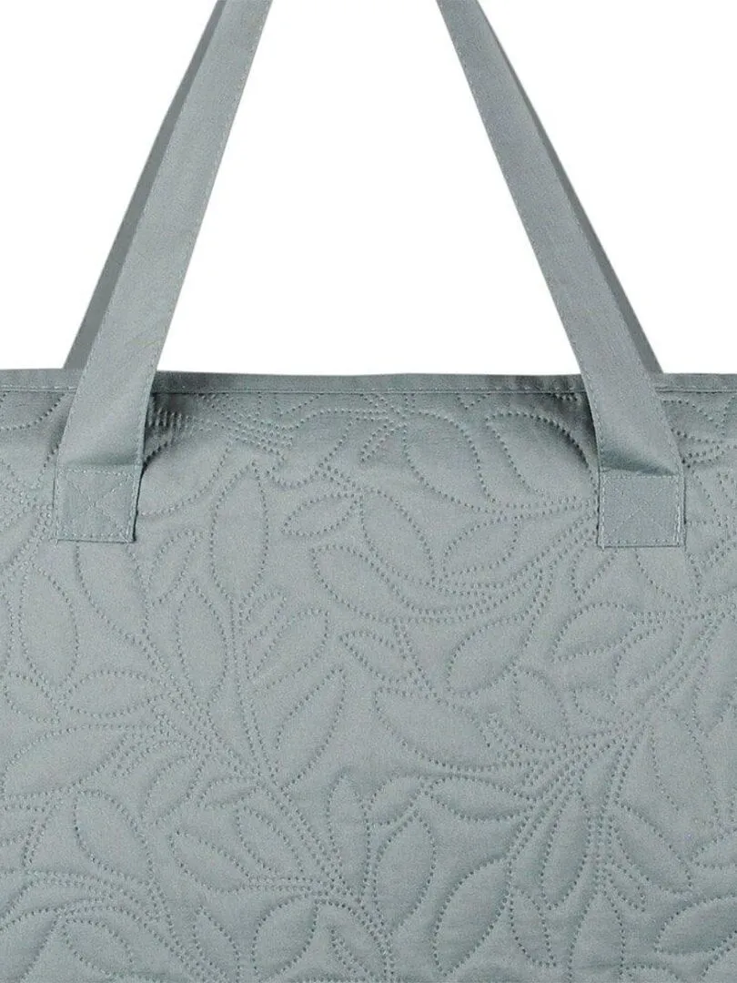 Boutis 240x260 avec 2 taies et sac Cassandre argile - Gris