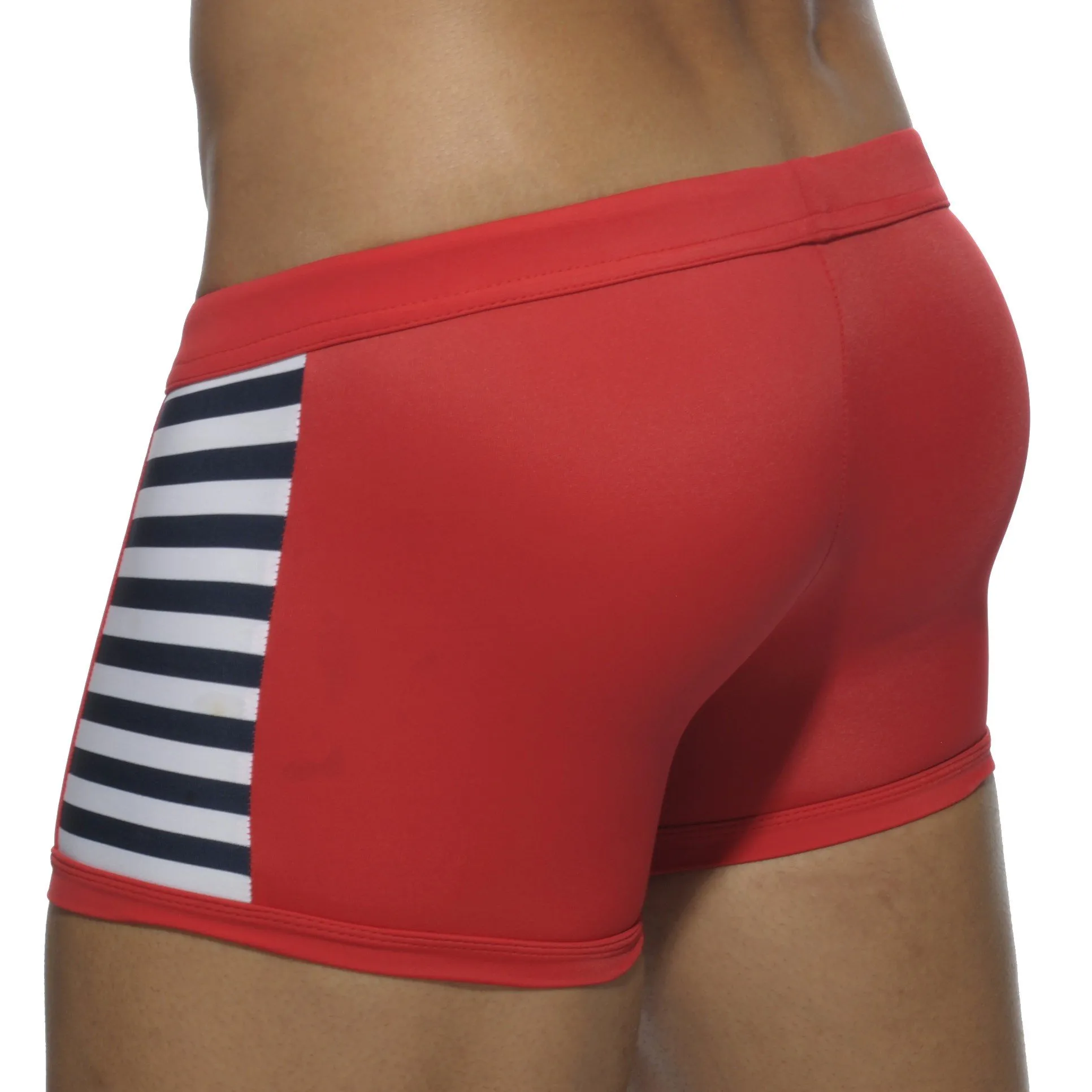 Boxer de bain Colored Sailor rouge - ADDICTED : vente maillots de b...