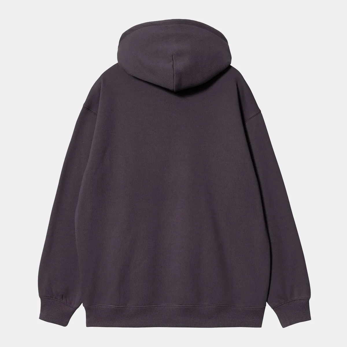 Carhartt - Sweat à capuche violet brodé