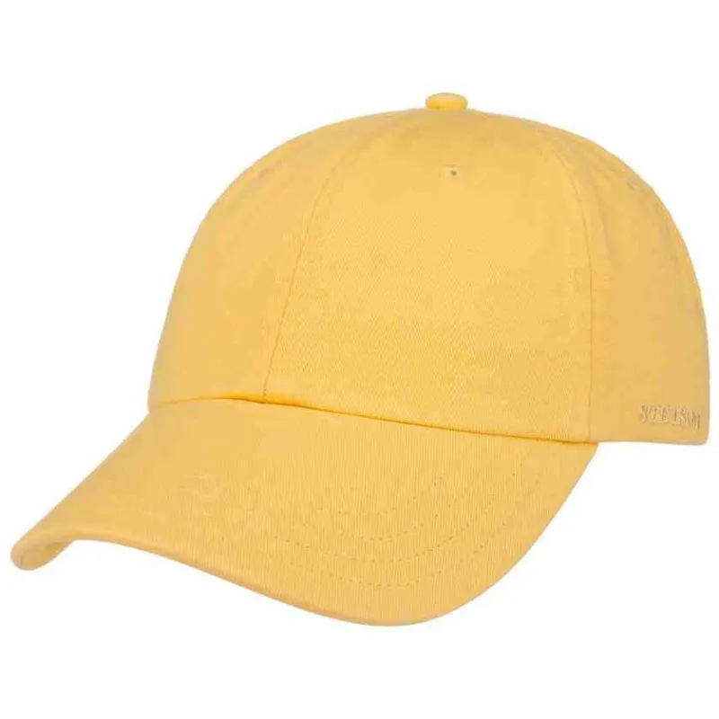 Casquette baseball anti-UV STETSON jaune | Casquette été mixte