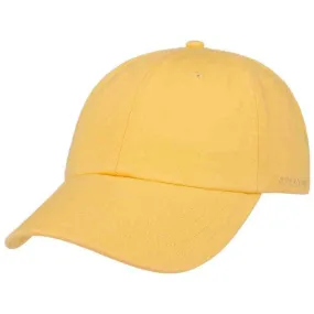 Casquette baseball anti-UV STETSON jaune | Casquette été mixte