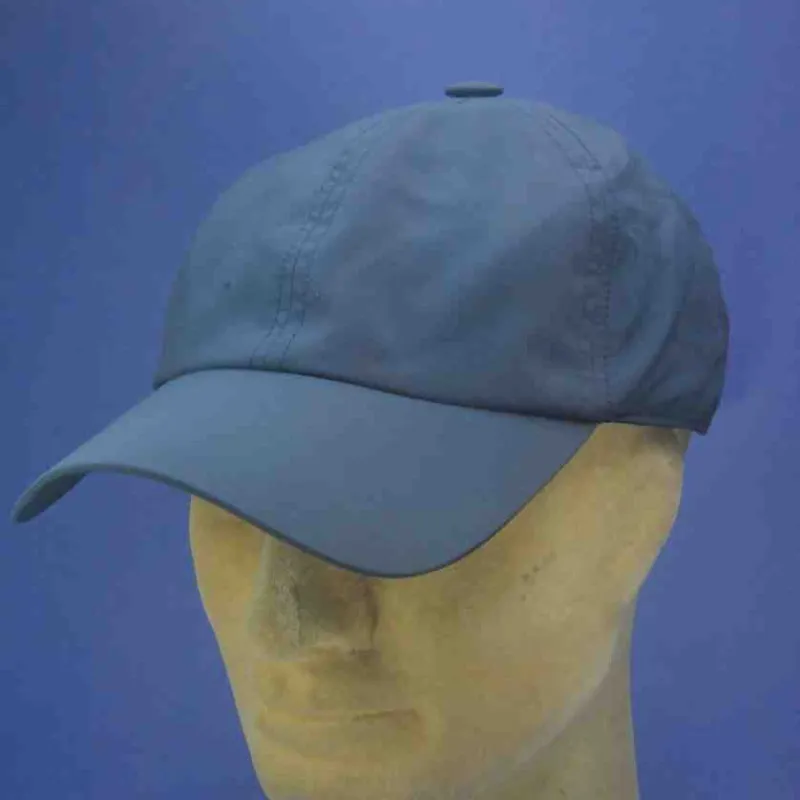 Casquette baseball bleu marine en polyamide | Casquette anti-UV mixte