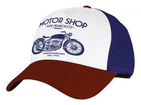 Casquette Harisson Motor Shop, Casquette Moto Vintage