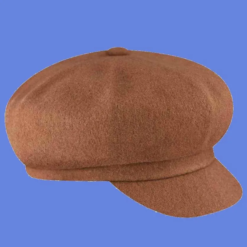 Casquette KANGOL wool spitfire couleur acajou | Casquette hiver mixte