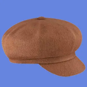 Casquette KANGOL wool spitfire couleur acajou | Casquette hiver mixte