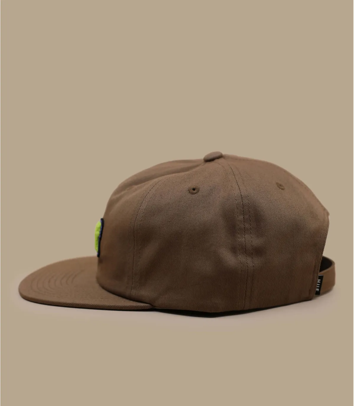 casquette logo bouclette - Casquette Madison 6 Panel rubber Huf : Headict