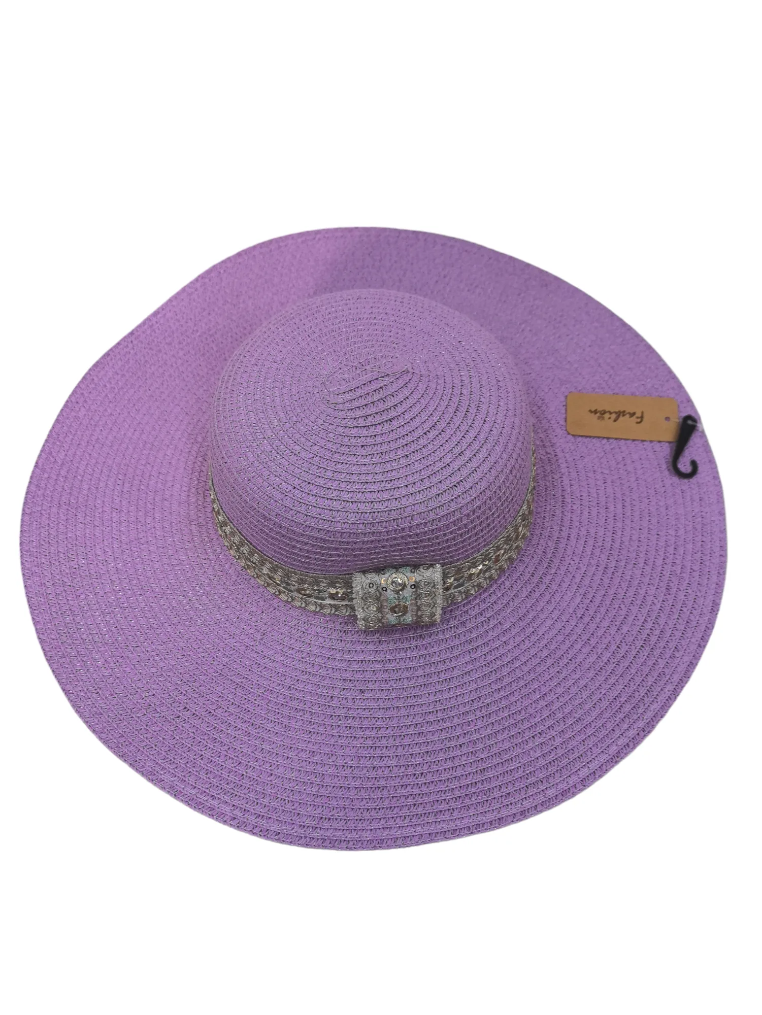 Chapeau capeline  femme ruban Paillettes (x12)#11