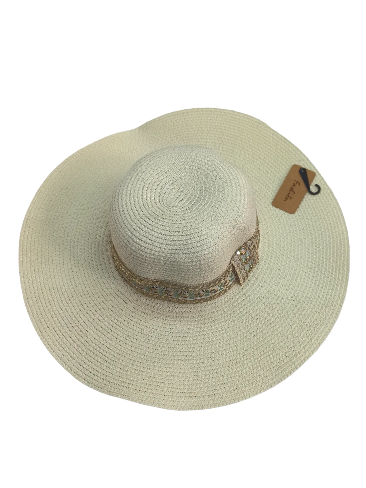 Chapeau capeline  femme ruban Paillettes (x12)#11