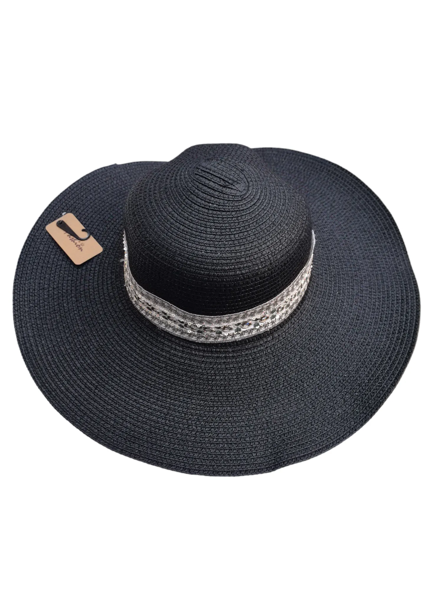 Chapeau capeline  femme ruban Paillettes (x12)#11