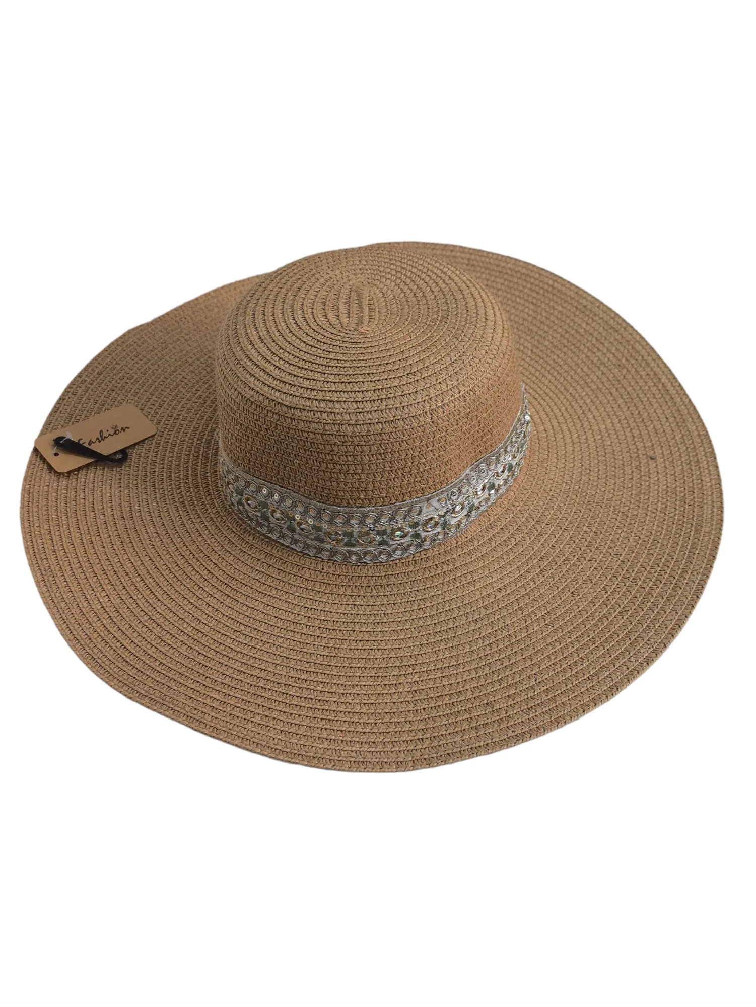 Chapeau capeline  femme ruban Paillettes (x12)#11