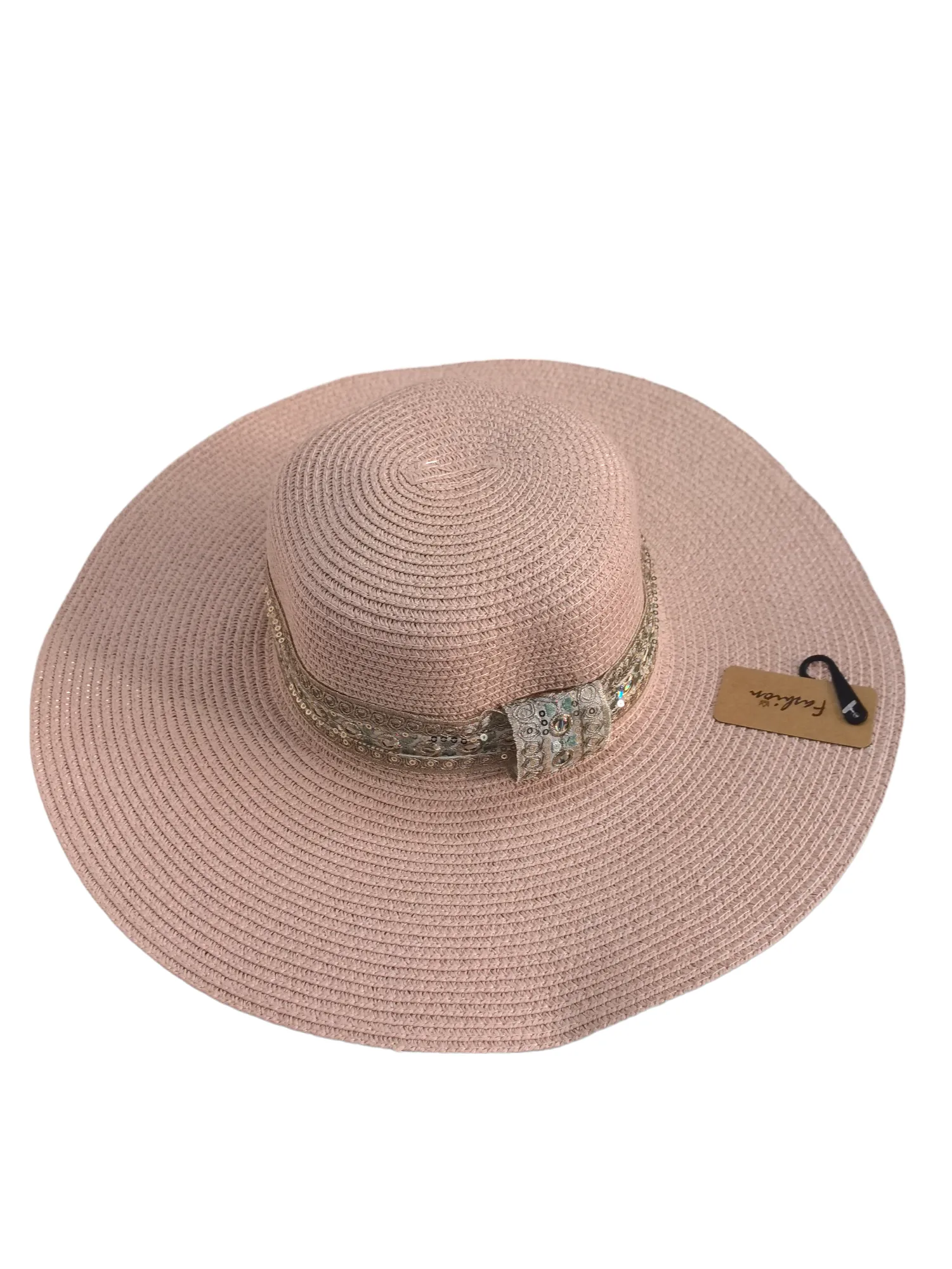 Chapeau capeline  femme ruban Paillettes (x12)#11