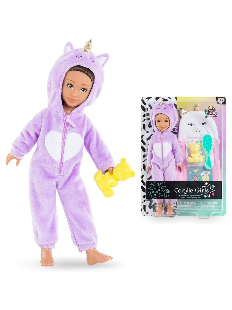 Coffret Poupée Corolle Girls Luna Pyjama Party - N/A