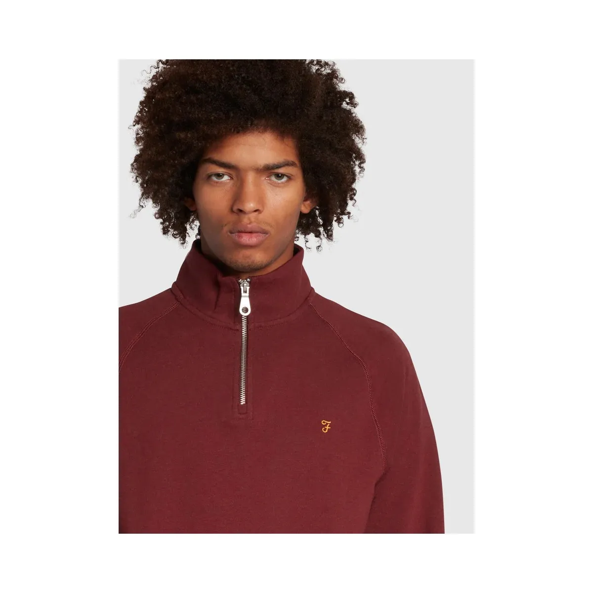 FARAH - Sweat-shirt à col zippé