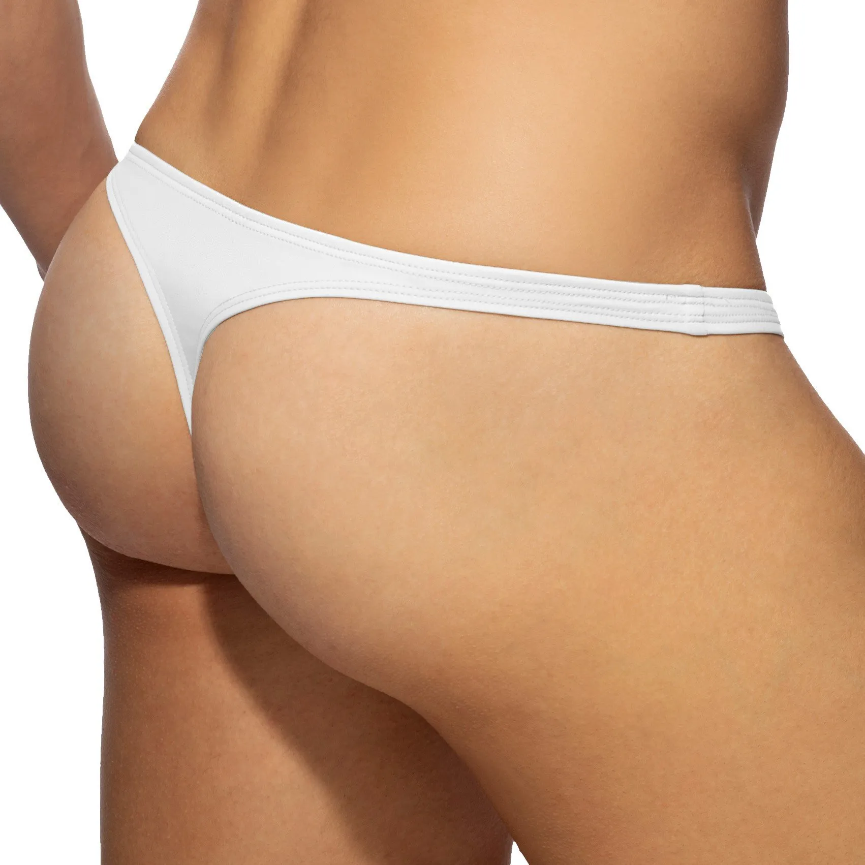 G-string de bain - blanc - ADDICTED : vente slip de bain homme ADDI...