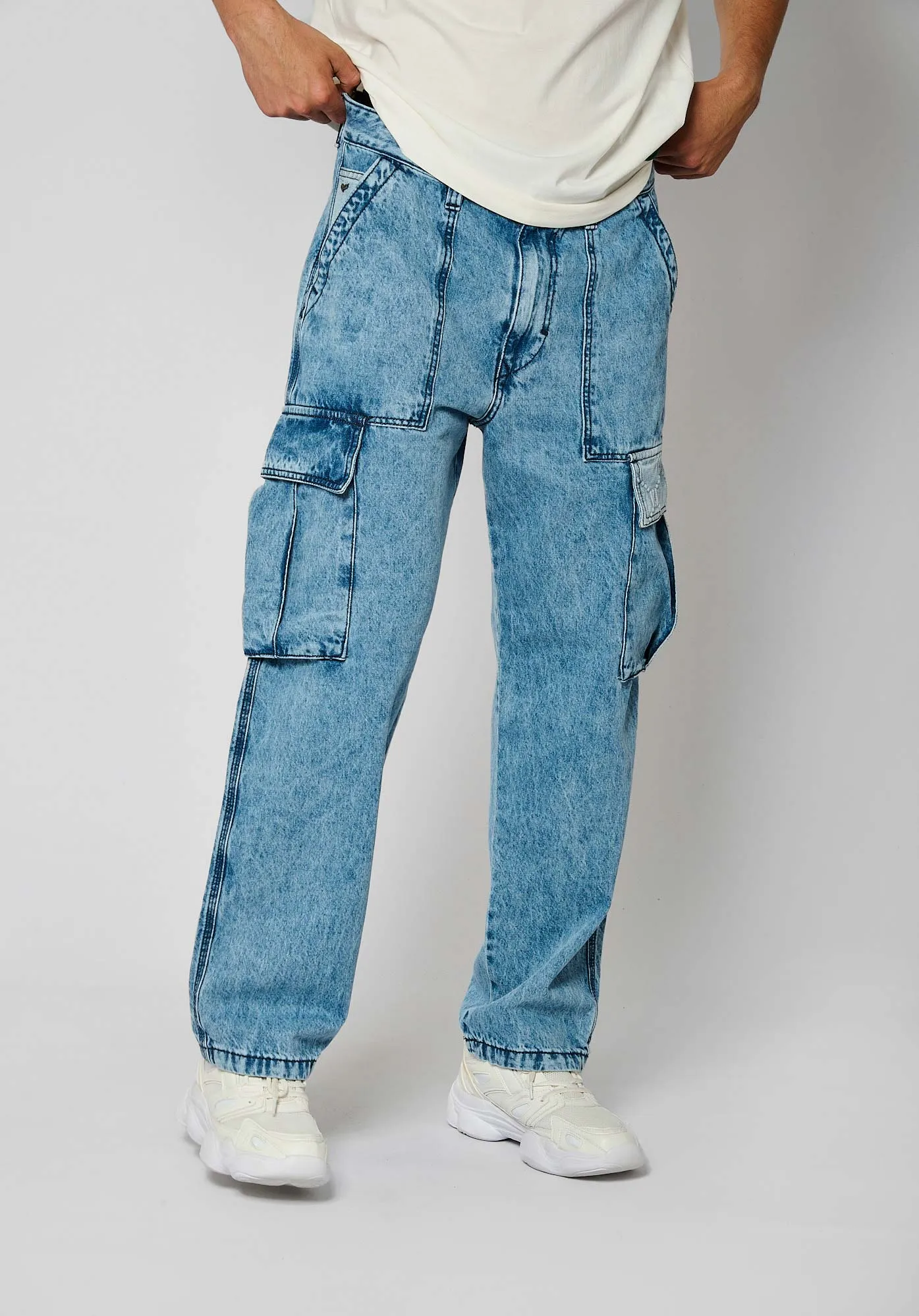 Jean kaki relaxed cropped COBY  Exkaki