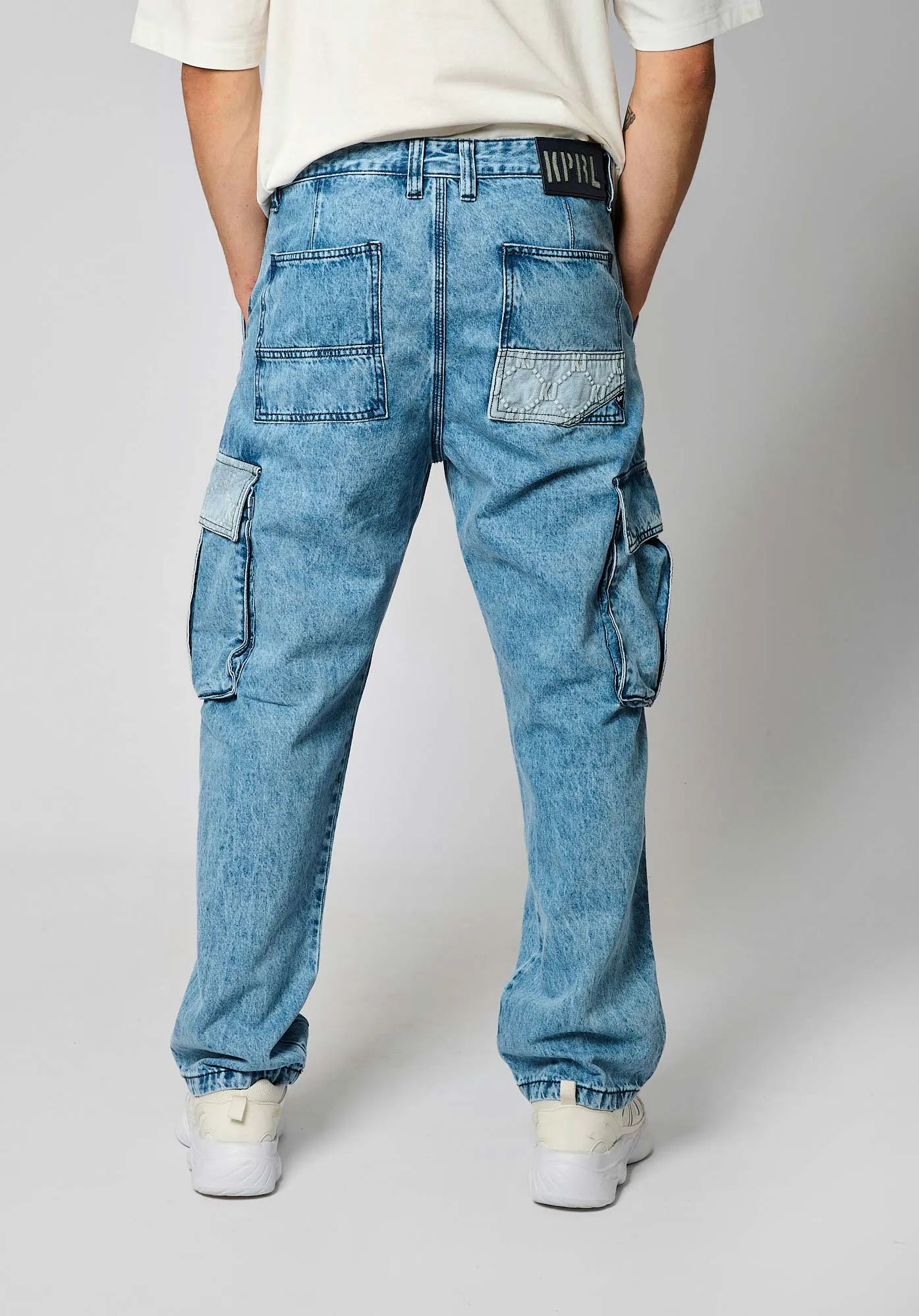 Jean kaki relaxed cropped COBY  Exkaki