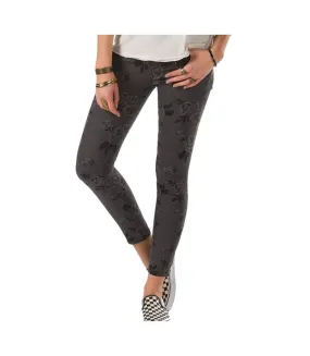 Jean Noir Femme Vans Moto Skinny Denim