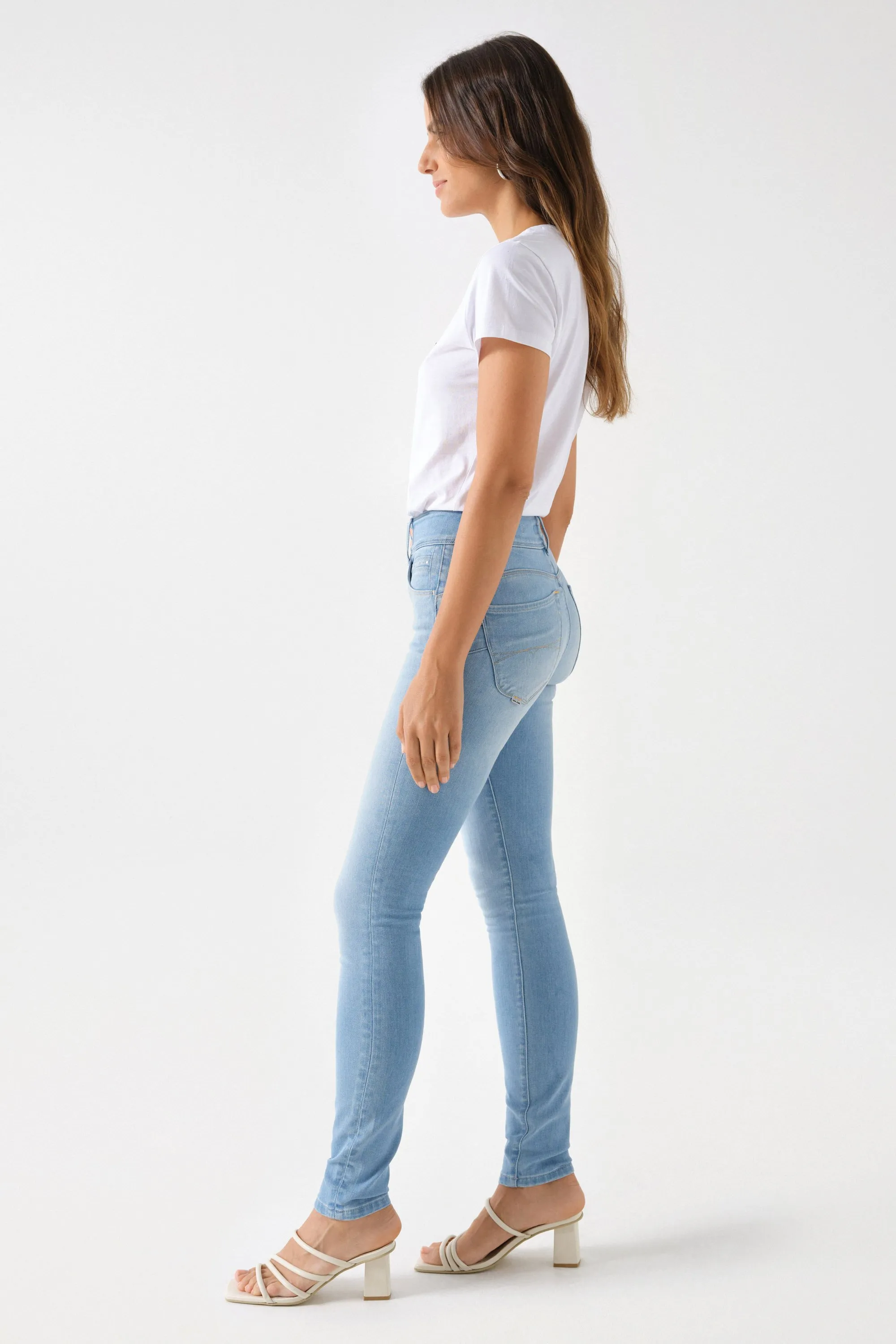 JEAN SECRET PUSH IN SKINNY AVEC DÉTAILS