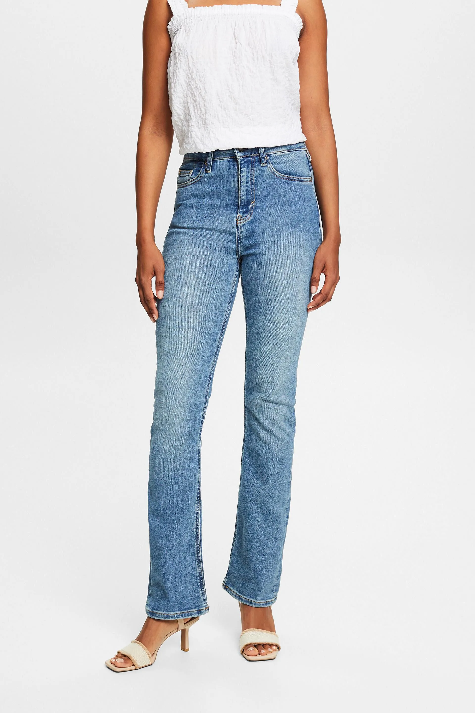 Jean stretch Bootcut à taille haute