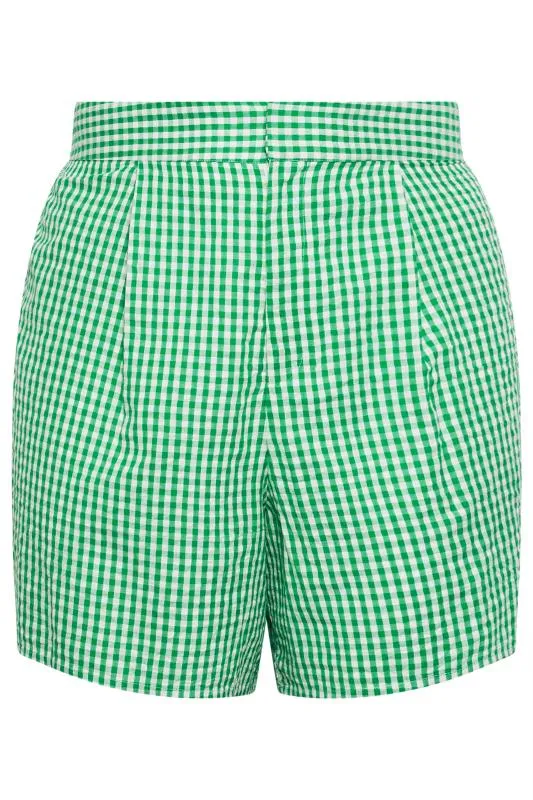 LIMITED COLLECTION - Short Vert Design Carreaux