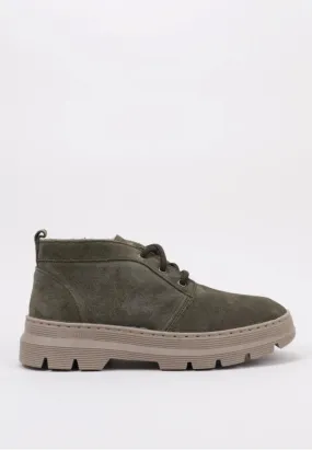 LIS SUEDE Natural World BOTTINES PLATES