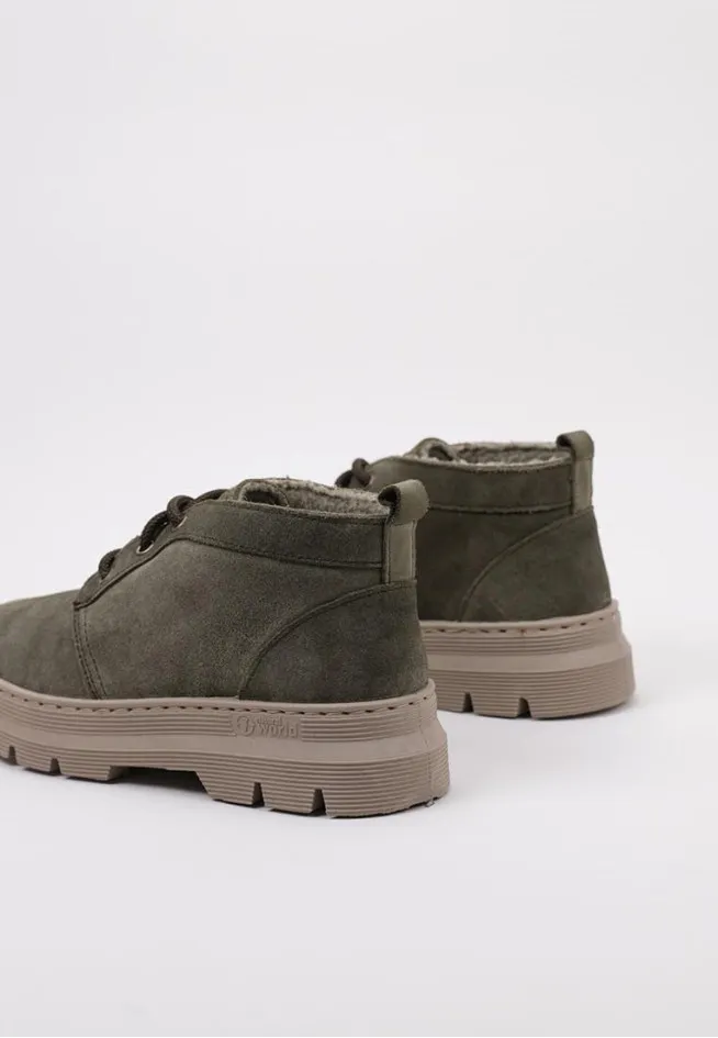 LIS SUEDE Natural World BOTTINES PLATES