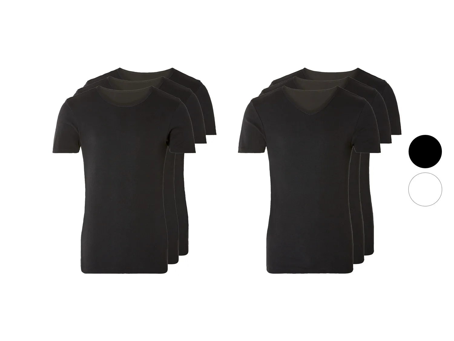 LIVERGY® Lot de 3 t-shirts manches courtes homme