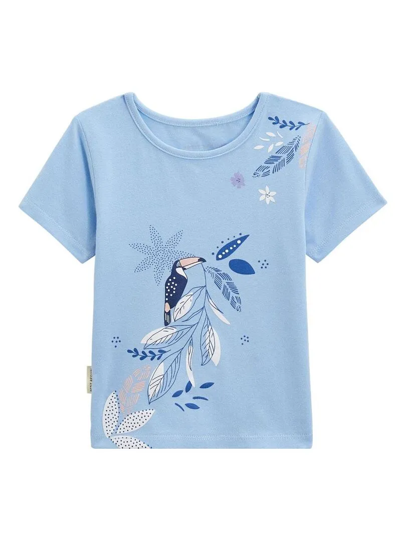 Lot de 2 t-shirts enfant Moorea - Ecru