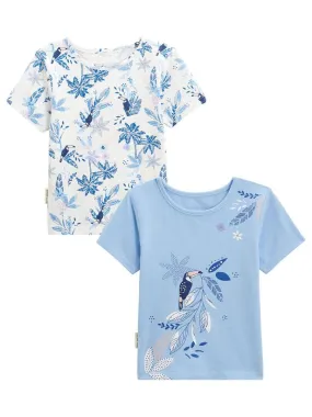 Lot de 2 t-shirts enfant Moorea - Ecru