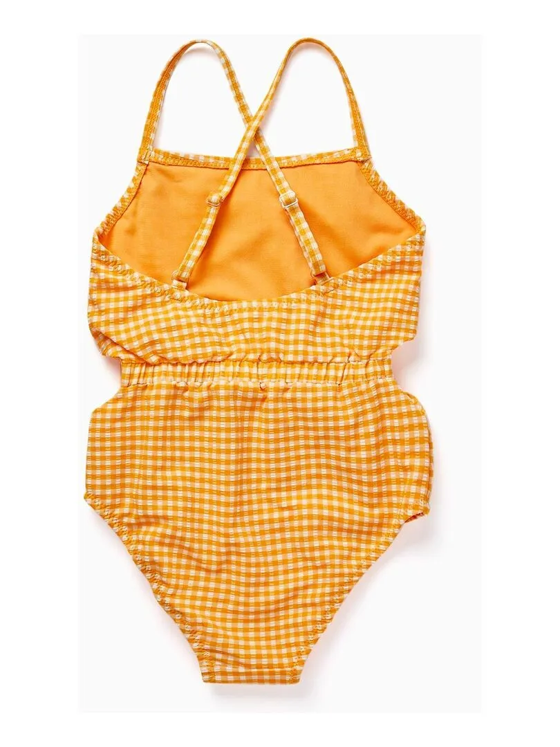 Maillot de Bain Vichy pour Fille  MATISSE - Jaune foncé