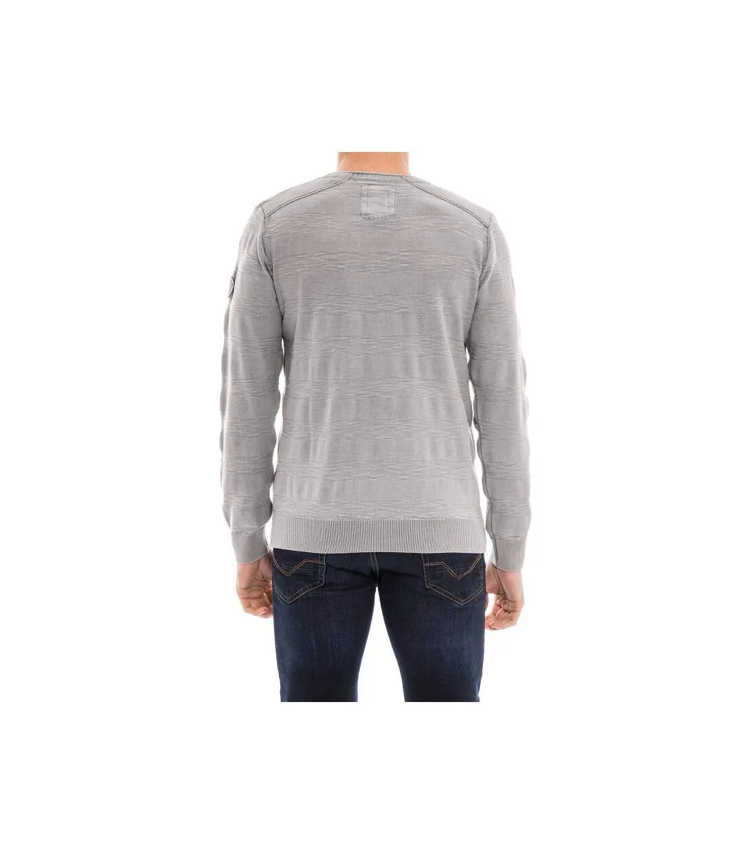 Pull col rond pur coton ADALYS