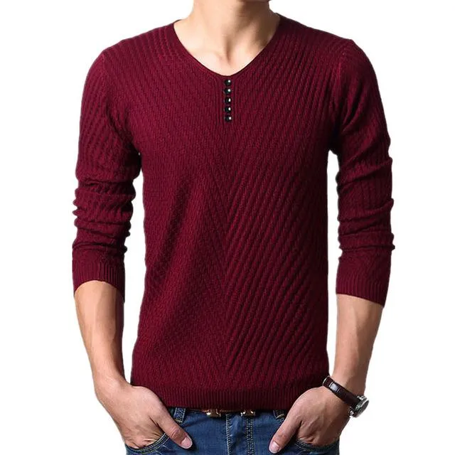 Pull col v homme - Homme Tendance