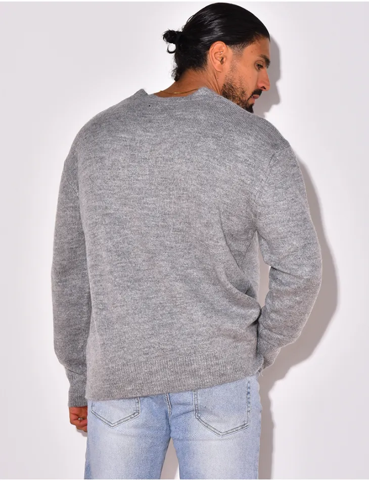 Pull en laine / 56651 - JEANS INDUSTRY