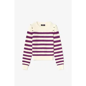 Pull FANIAGI violet | 3 Suisses