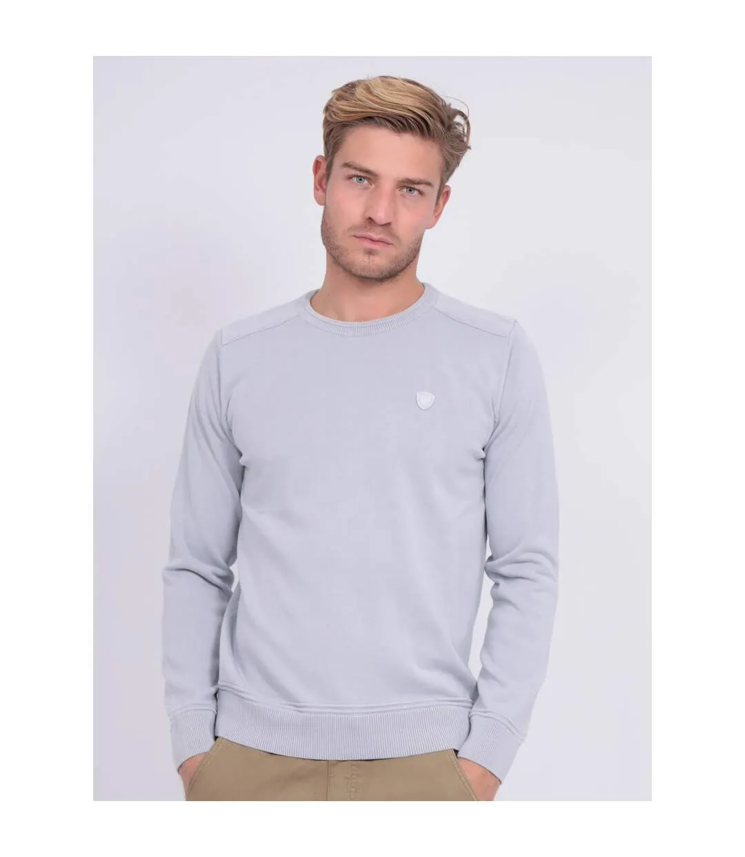 Pull fin col rond coton ARTHUR