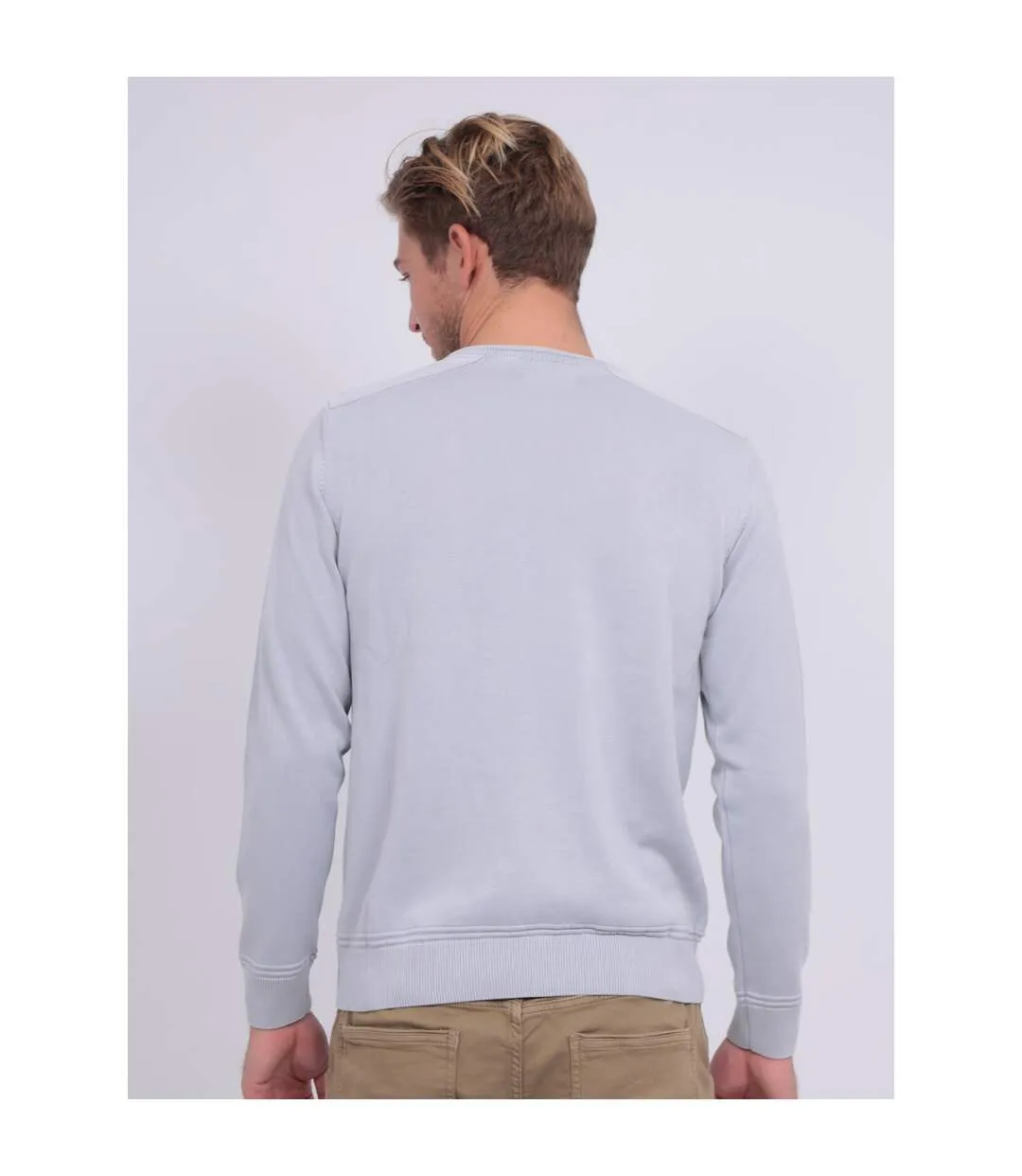 Pull fin col rond coton ARTHUR