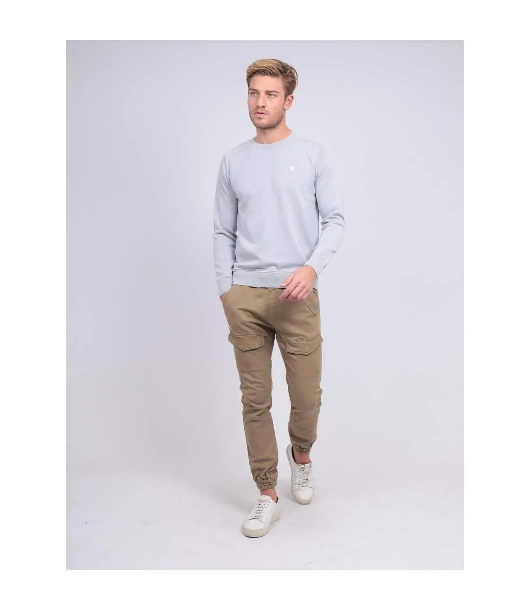 Pull fin col rond coton ARTHUR