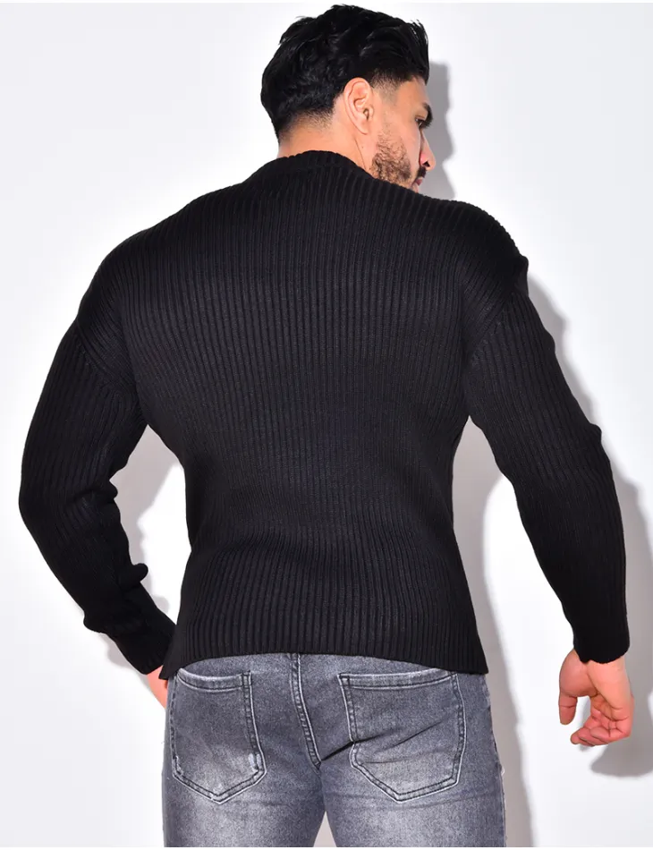 Pull épais homme / 49717 - JEANS INDUSTRY