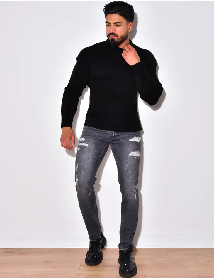 Pull épais homme / 49717 - JEANS INDUSTRY