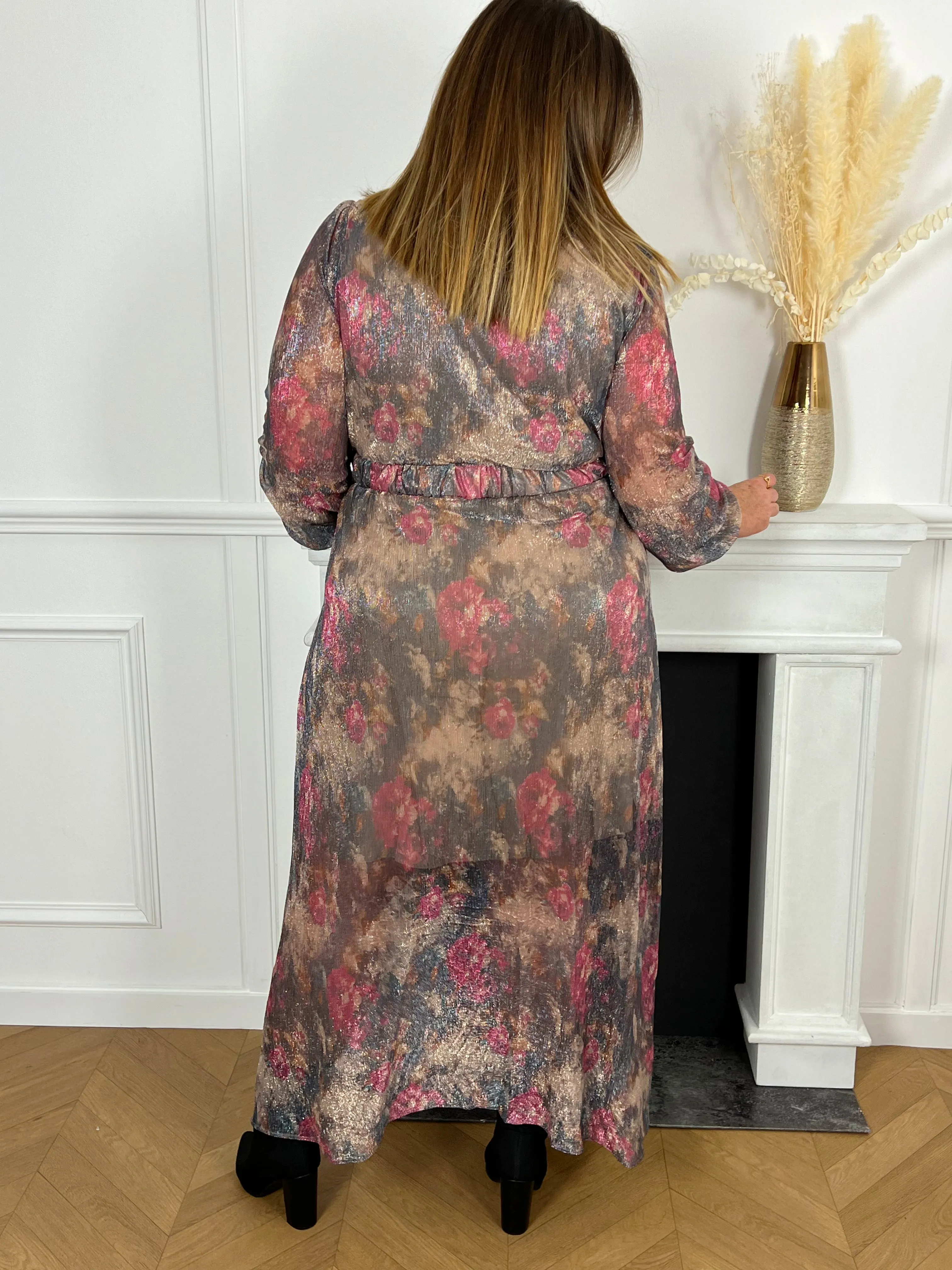 Robe longue à motif Curve : Karole